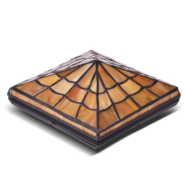 2211-TC6 غطاء عمود من الزجاج الملون الكلاسيكي من تيفاني 2211-TC6 غطاء عمود من الزجاج الملون الكلاسيكي من تيفاني